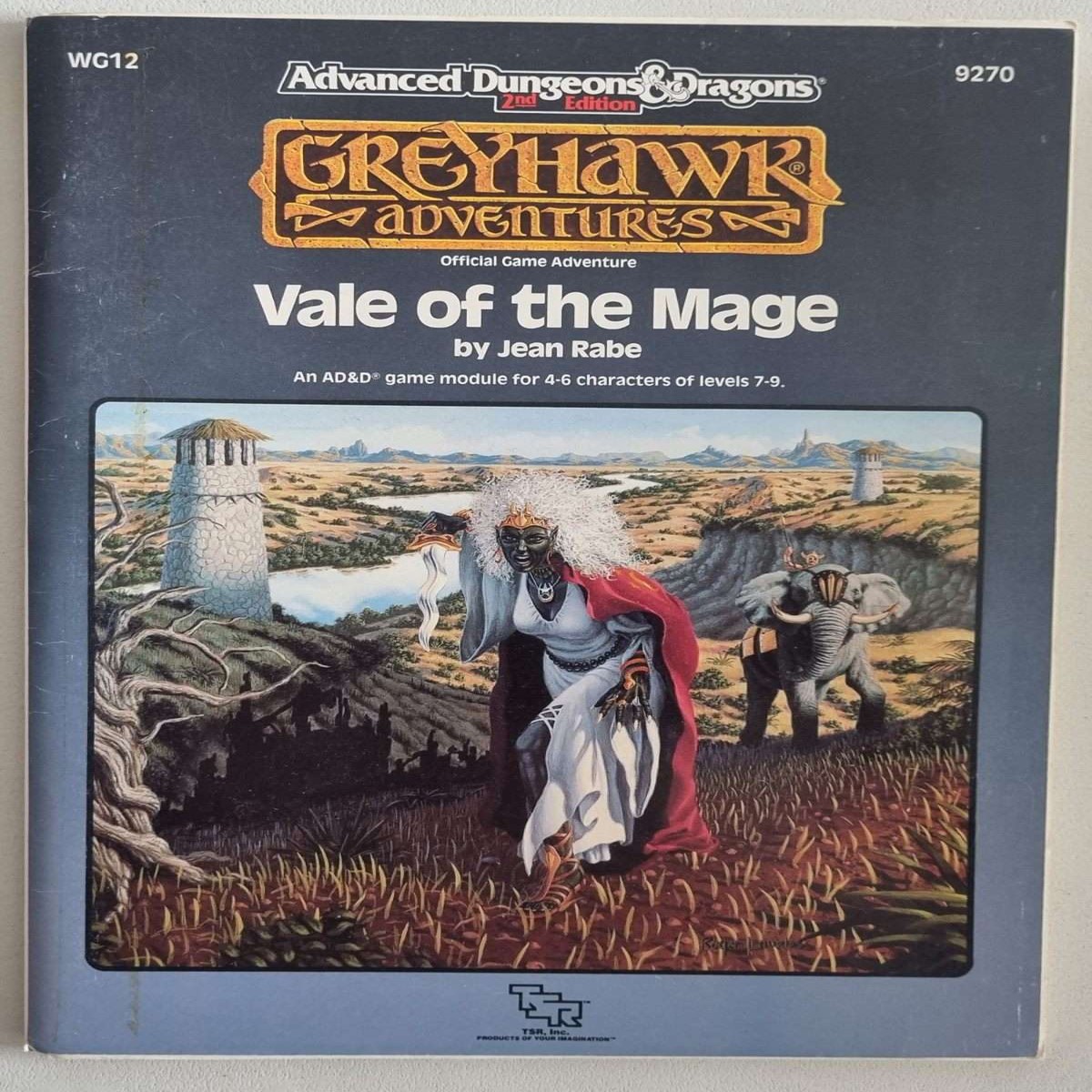 ADD - Greyhawk Adventures Module - Vale of the Mage (WG12 9270)