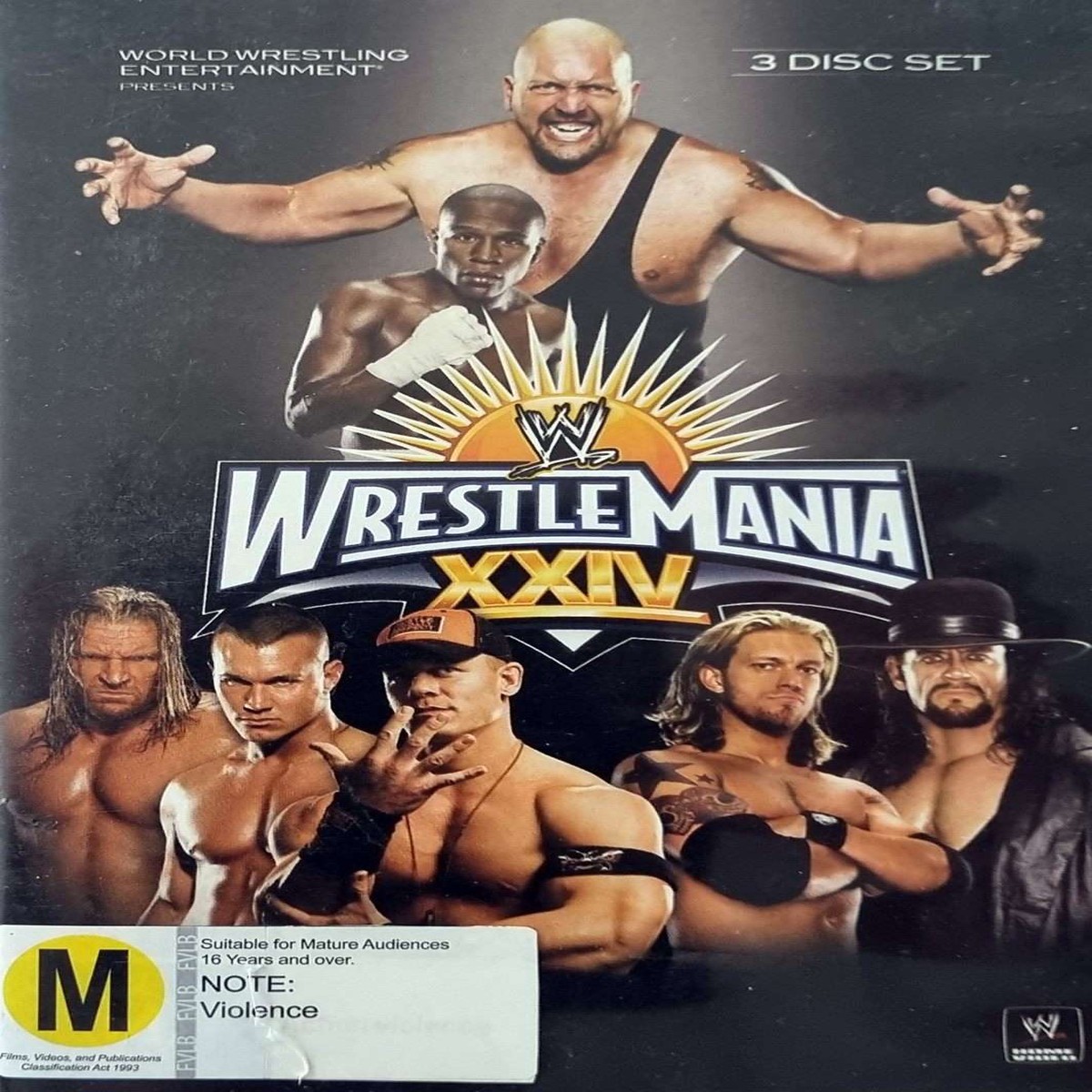 WWE Wrestlemania XXIV 24 (3 Disc Set) (DVD)