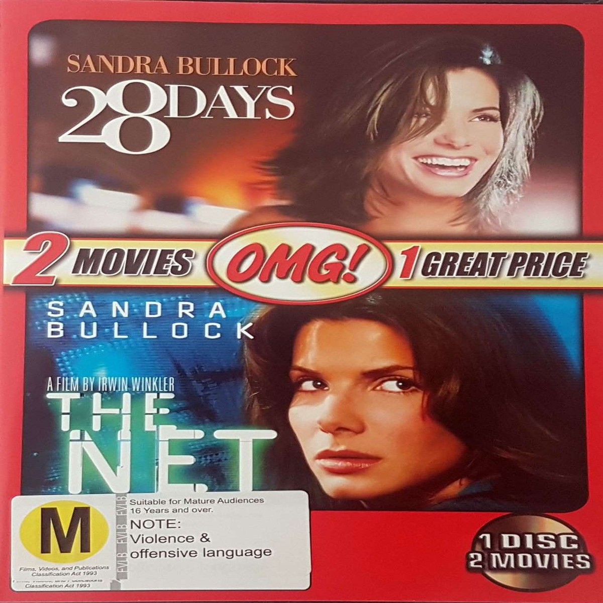 28 Days The Net - 2000 (DVD)