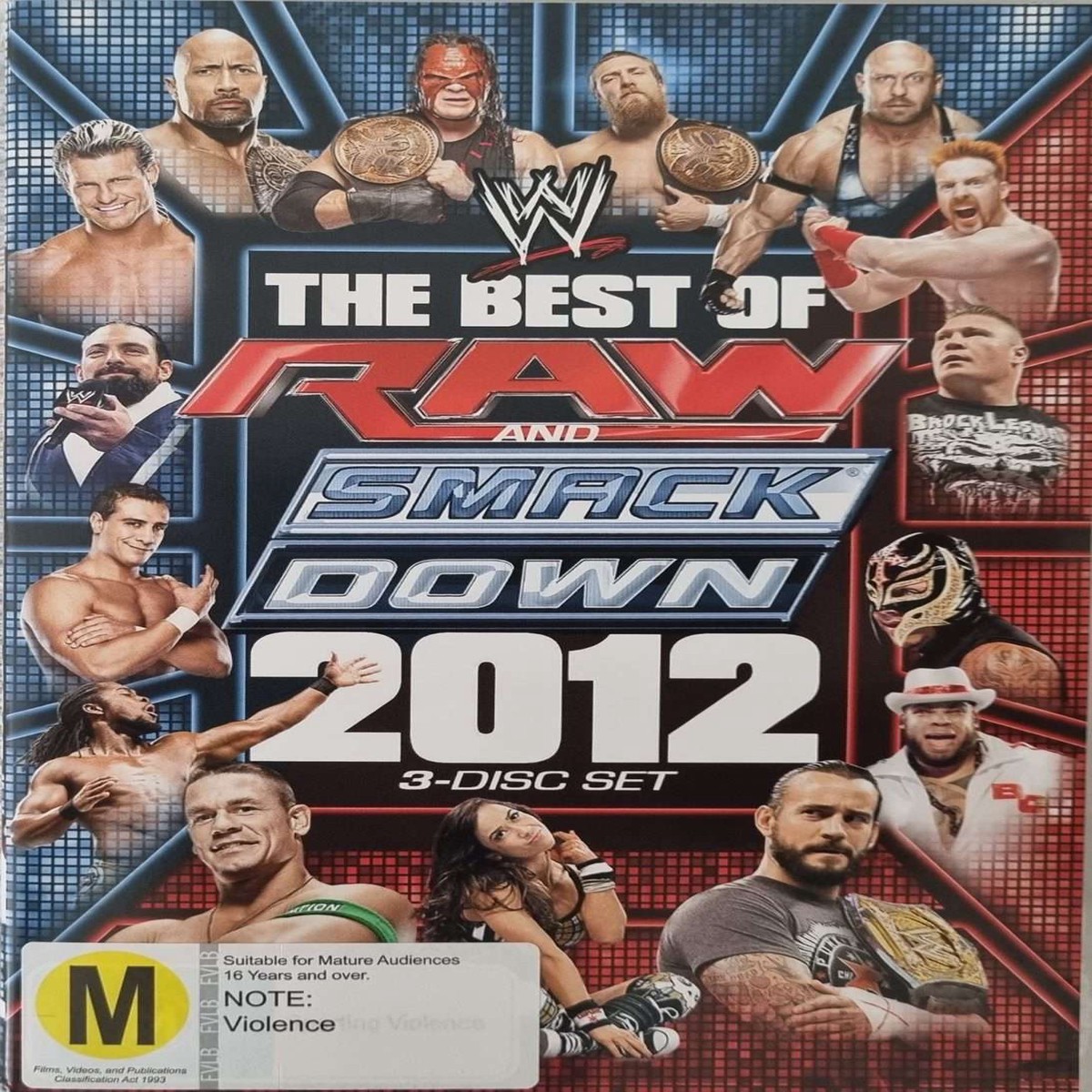 WWE The Best of Raw and Smackdown 2012 (3 Disc) (DVD)