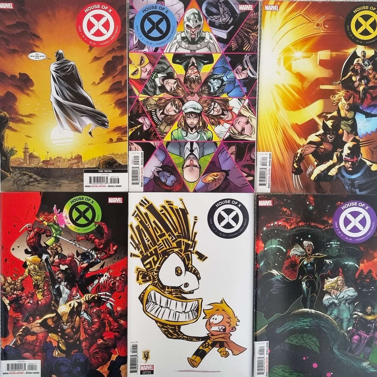 House of X Complete Set 1 - 6 NM (2019)