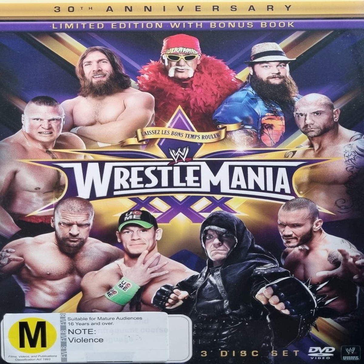WWE Wrestlemania XXX Limited Edition with book (DVD)